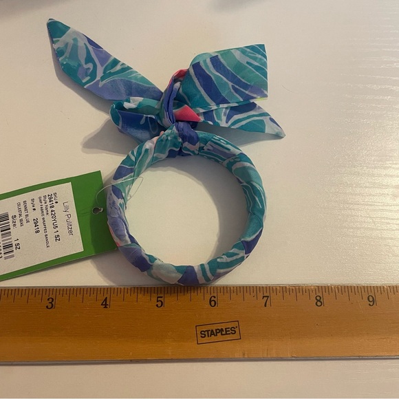 Lilly Pulitzer Fabric Wrapped Bangle - Picture 3 of 4